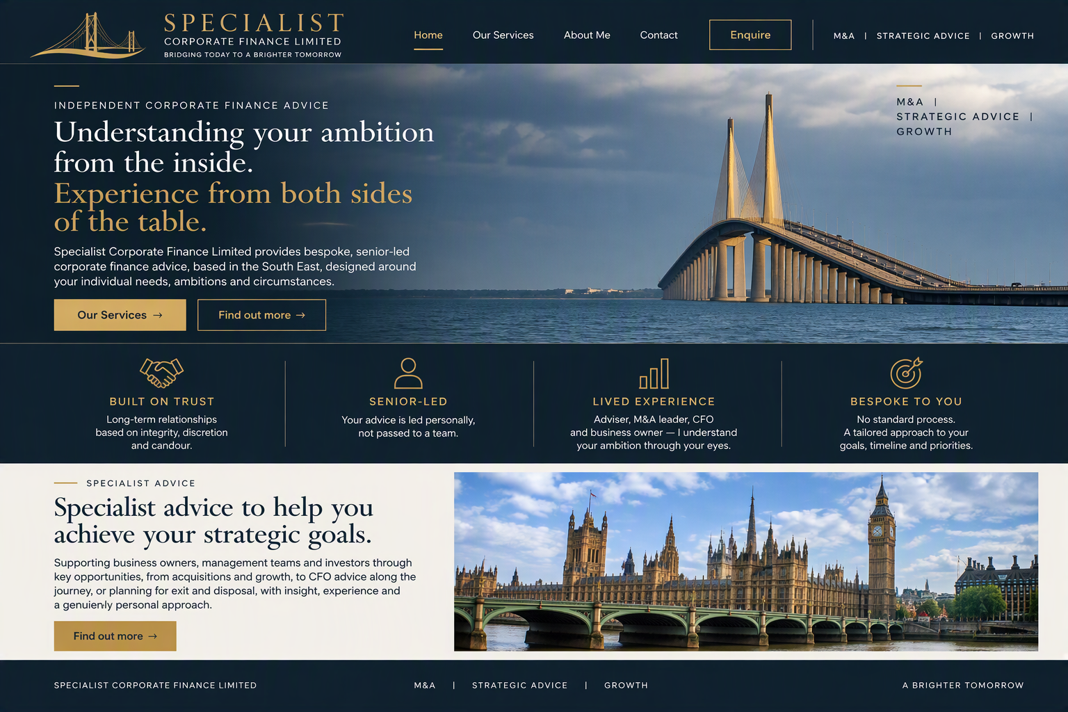 Specialist Corporate Finance Limited | Home approved page design